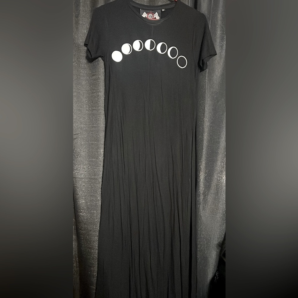 Dr. Faust Brand - Lunar Phases High Split Midi Dress